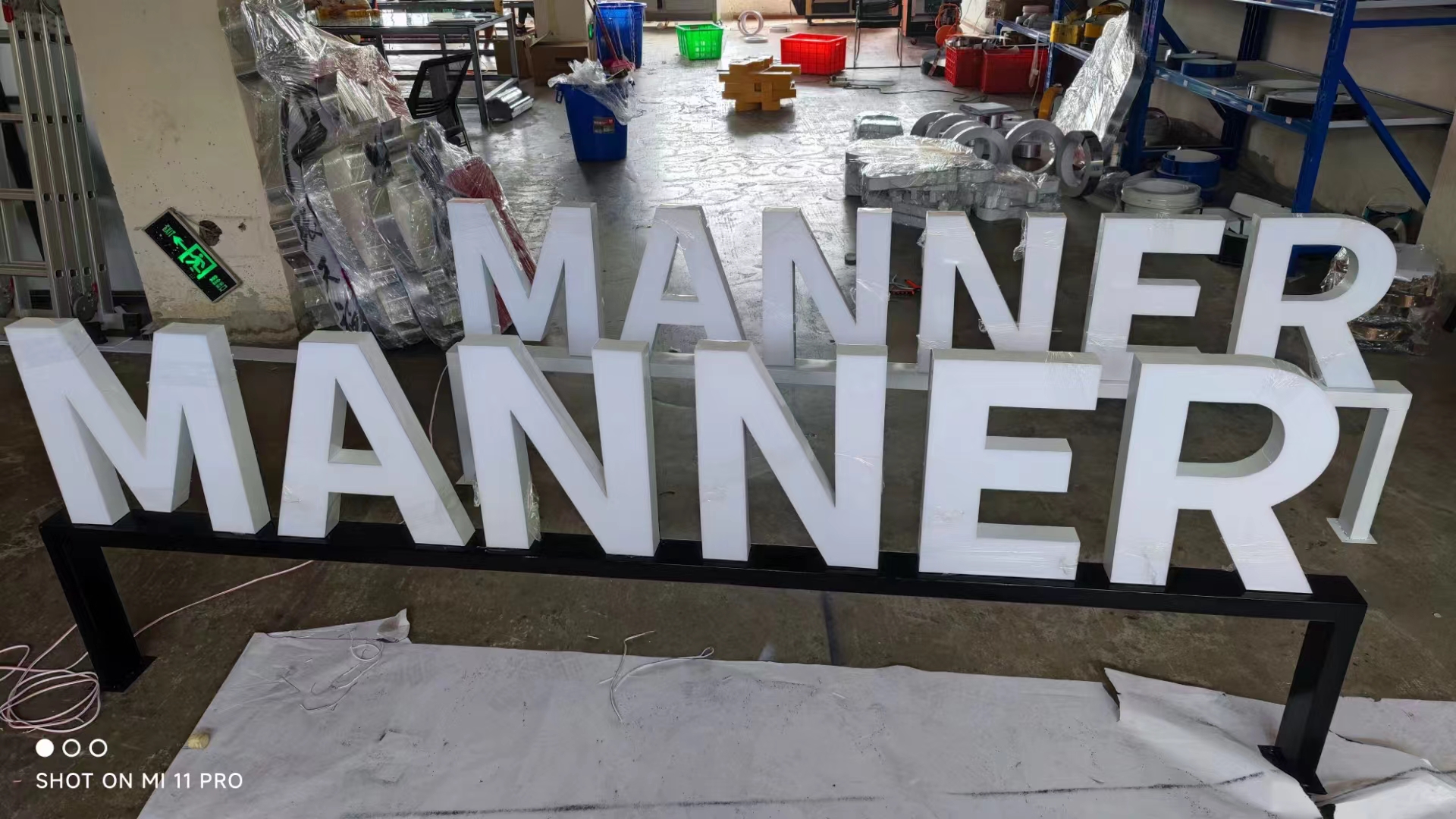 Acrylic Advertising 3D Led Plastic Luminous Characters for Frontlit Word Logo Sign