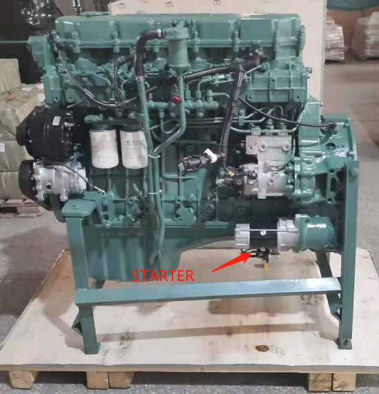 Voltage 24V 4.5KW 11T STARTER Motor for ISUZU Hitachi Daewoo Excavator STARTER 1-811100-191-0 6BG1