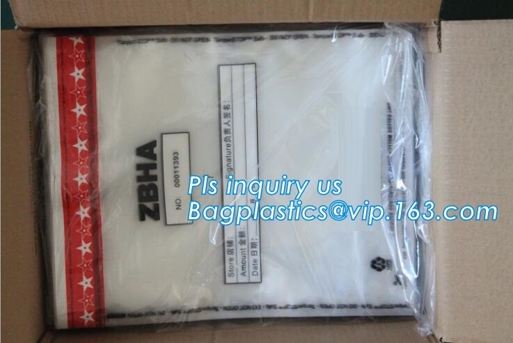 Document safe tamper proof bank deposit bag, Steb Plastic Money Pe Bank Deposit Coin Security Pouch Bags With Seal For C