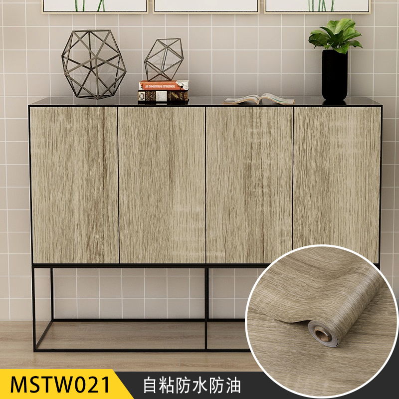 Pure Color Wood Grain Design Vinyl Wallpapers for Administration from Trustworthy