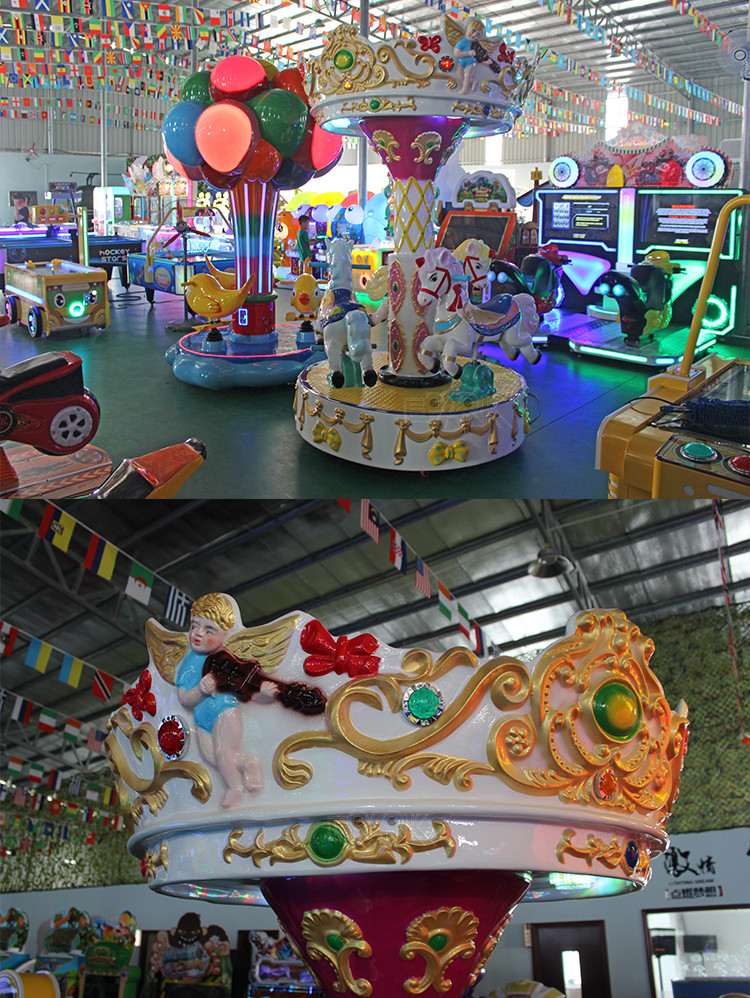 Kindergarten Merry-Go-Round Outdoor Merry Go Round Playground Equipment Merry Go Round Electric Carousel
