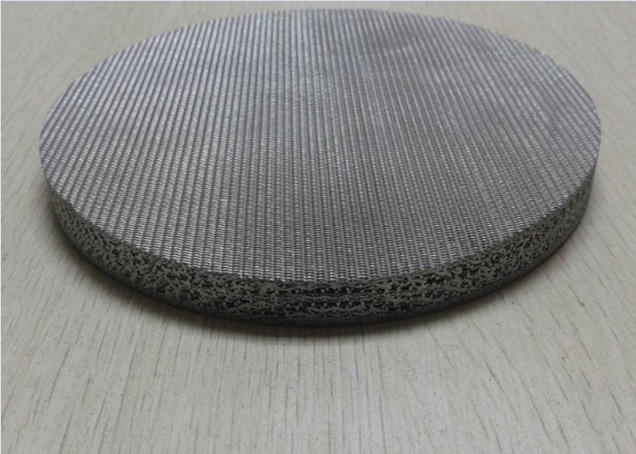 Wear Resistance Stainless Steel Sintered Wire Mesh Filters ISO9001 Approved