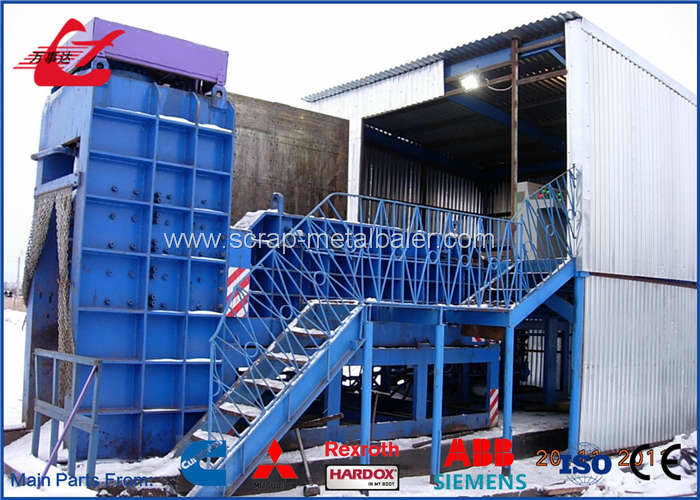 Channel Steel Shear Baler Machine For Scrap Metal Cutting 400 Ton Cutting Force