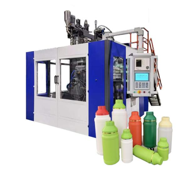 Single Station Extrusion Blow Molding Machine For 0-5L HDPE Plastic Jerrycan