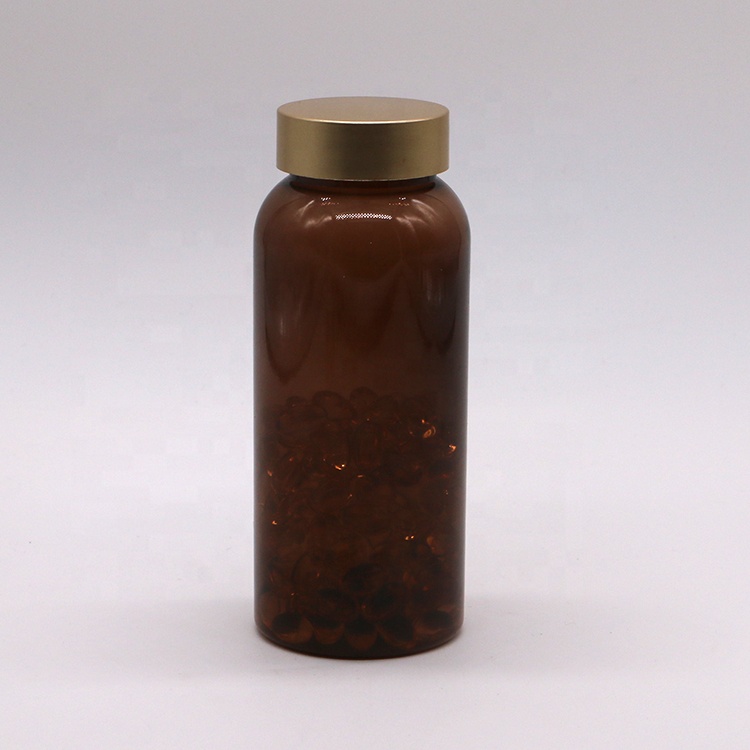 Sterile Frosted 250g Capacity PET Plastic Bottle for Eco-Friendly Supplement Storage