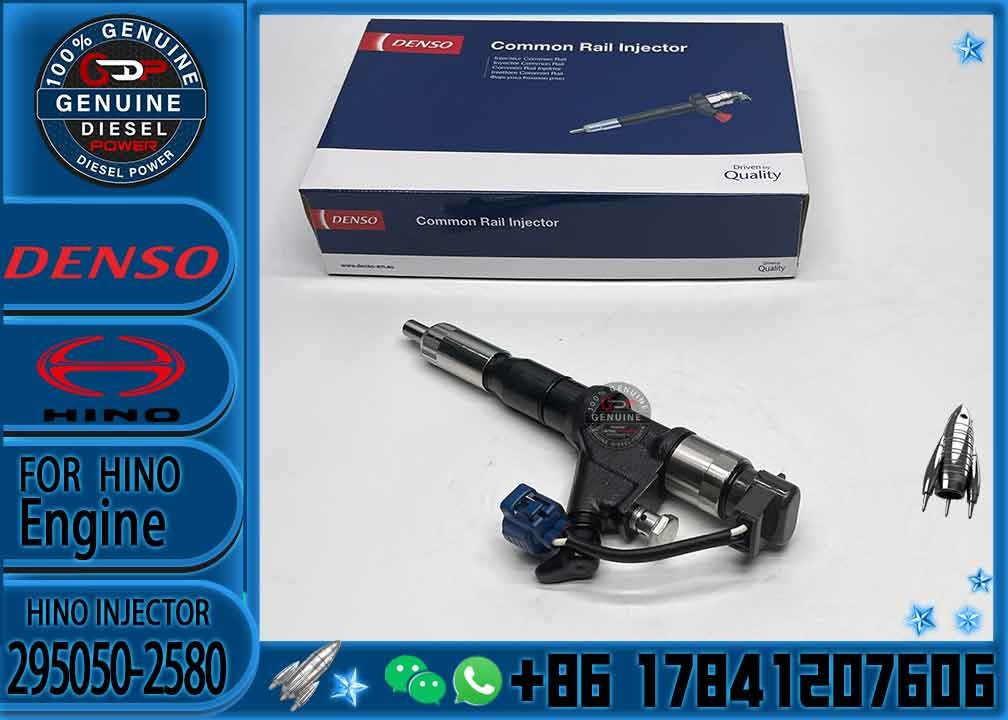 High Quality New Diesel Common Rail Fuel Injector 295050-2580 23670-E0221 295050-2730 23670-E0A70 For HINO E13C 700 engi
