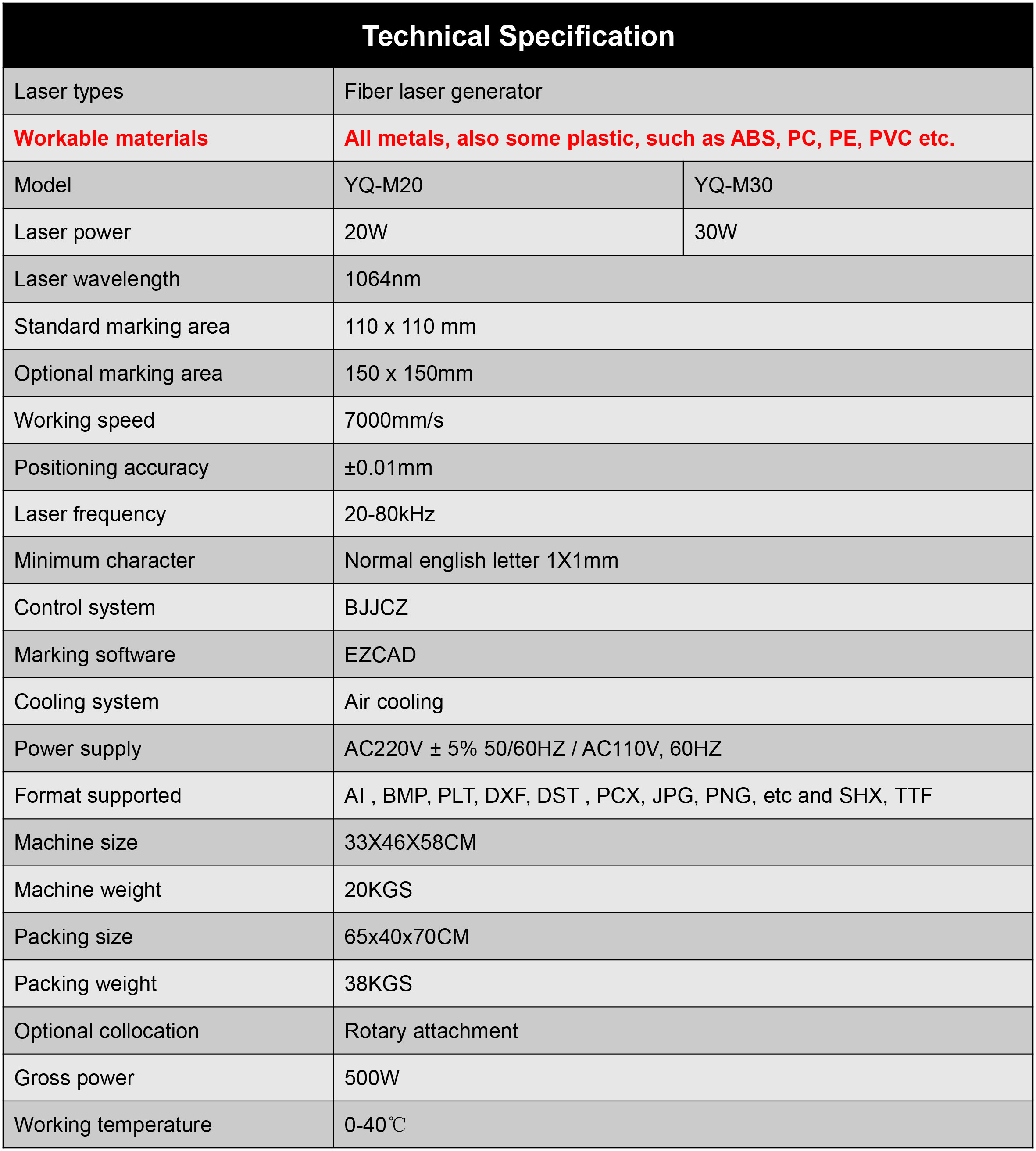 20w 30w 50w 100w Folding Fiber Laser Marking Machine For Metal Marking