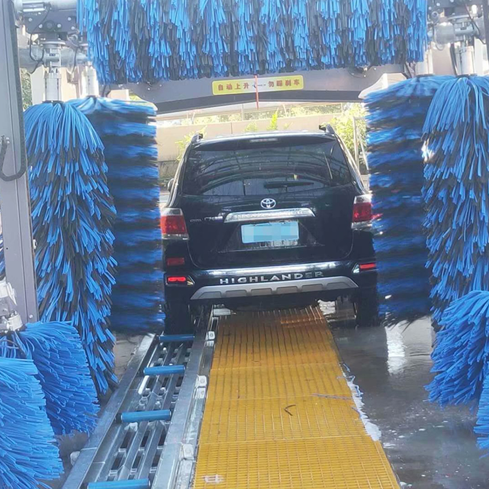 Fully Automatic Tunnel Car Wash Machine with Output Power 1500W and CE Certification