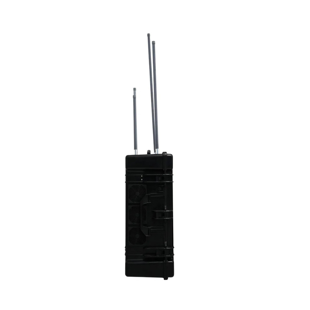Outdoor Border Defense Drone Signal Scrambler Mobile Military Drone Radio Jammer