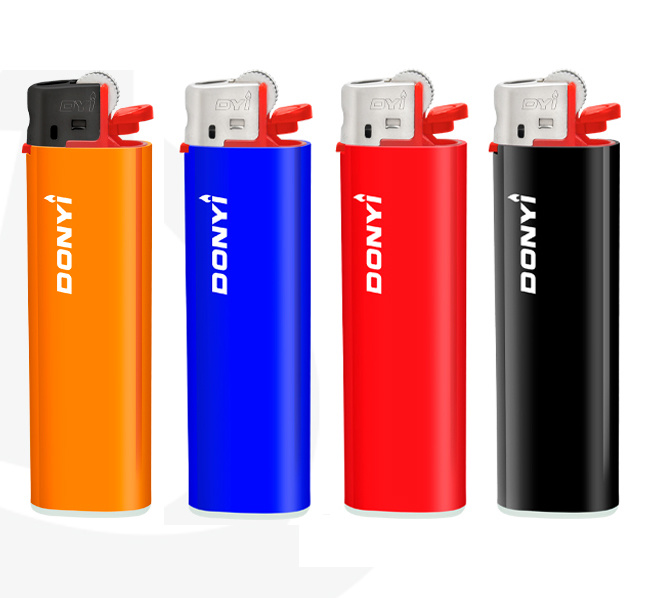 Original Factory Newest Refillable or Disposable Flint Match PE Label Lighter