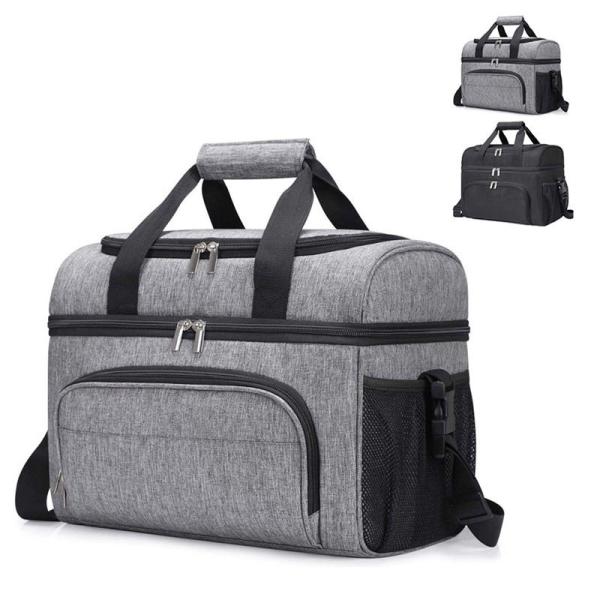 Nylon Waterproof Camping Thermal Insulated Beach Hiking Backpack Cooler Bag 600D