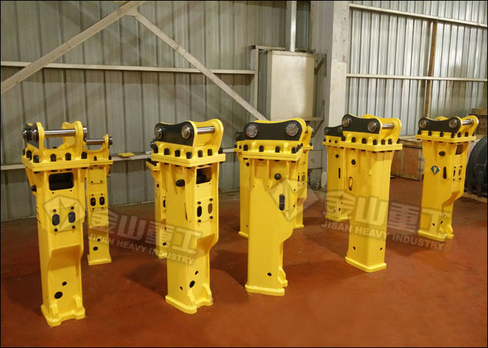 Komatsu PC60 Excavator Rock Hammer Loader Hydraulic Powered For 4-7 Ton Carrier