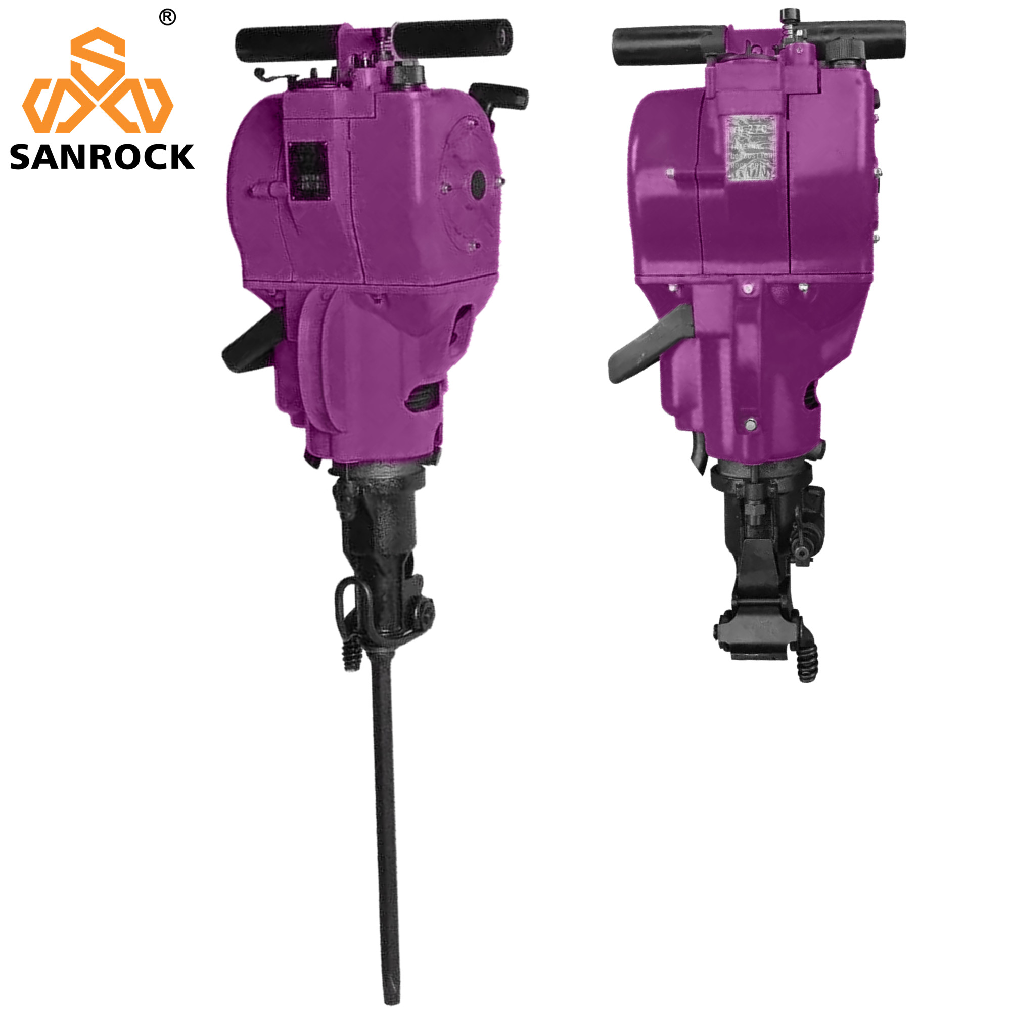 Hydraulic Jack Hammer Portable Small Rock Drill Machine Gasoline Rock Drilling Machine