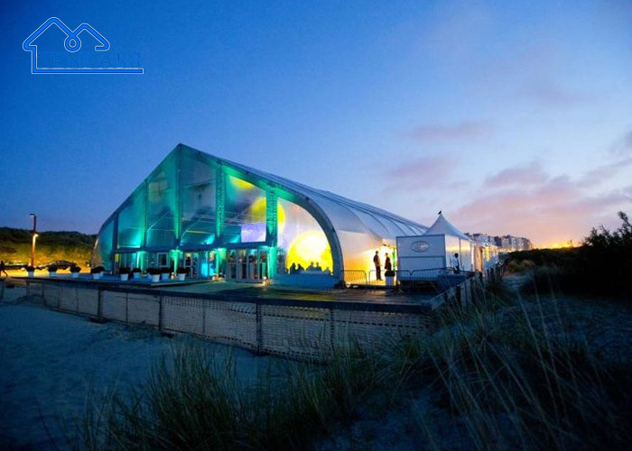 Outdoor Custom Aluminum Clear Roof Curved Party Tent For Wedding Or Party,Advertising,Different Events Etc