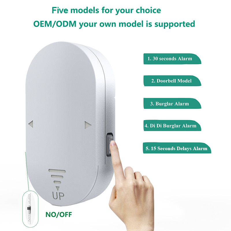 130dB Loud Magnetic Window and Door Alarm for Home Security and Kids Safety Wireless Burglar Window Door Sensor Alarm