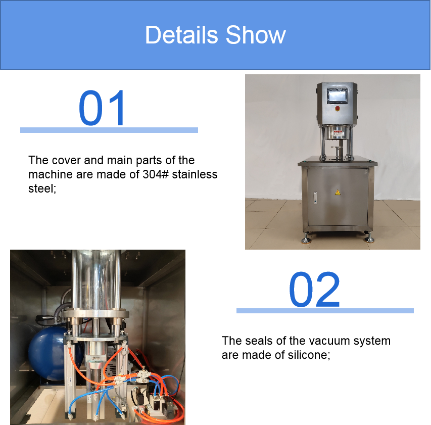 Tin Can Sardine Tuna Fish Beef Canning Machine Automatic Canned Meat Sealing Machine
