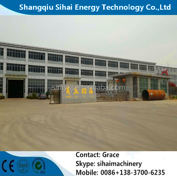 Design 380V Shangqiu Tire Recycling Line With Direct Heating For Pyrolysis Oil