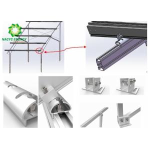 China Pre - Assembled Slope Solar PV Mounting Brackets Lightweight Excellent Endurance on sale