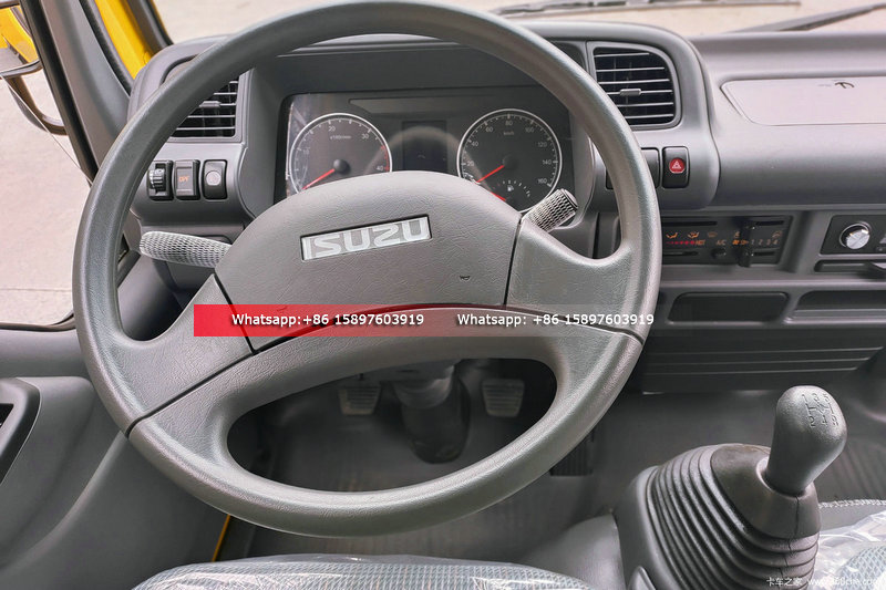 Brand New Small ISUZU ELF 4KB 2.5 L Double Cabin Flatbed Cargo Truck Best Price for Sales