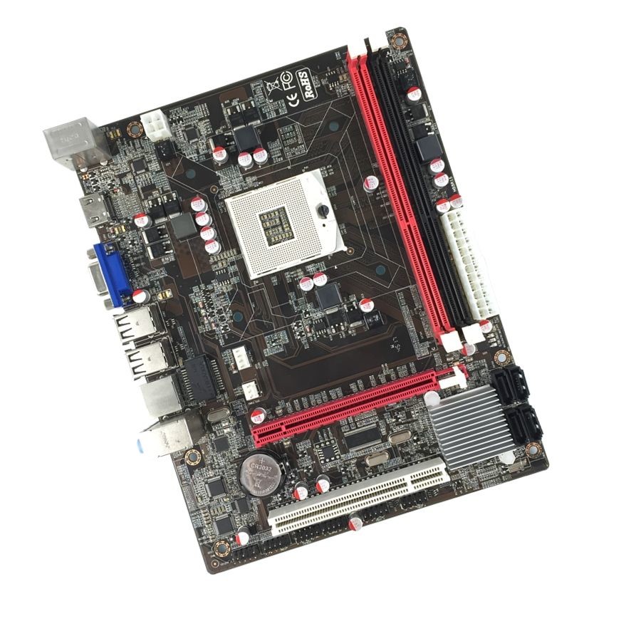 HM55 Intel PC Motherboard I3 I5 I7 HM55 PGA 989 Dual Memory Channel