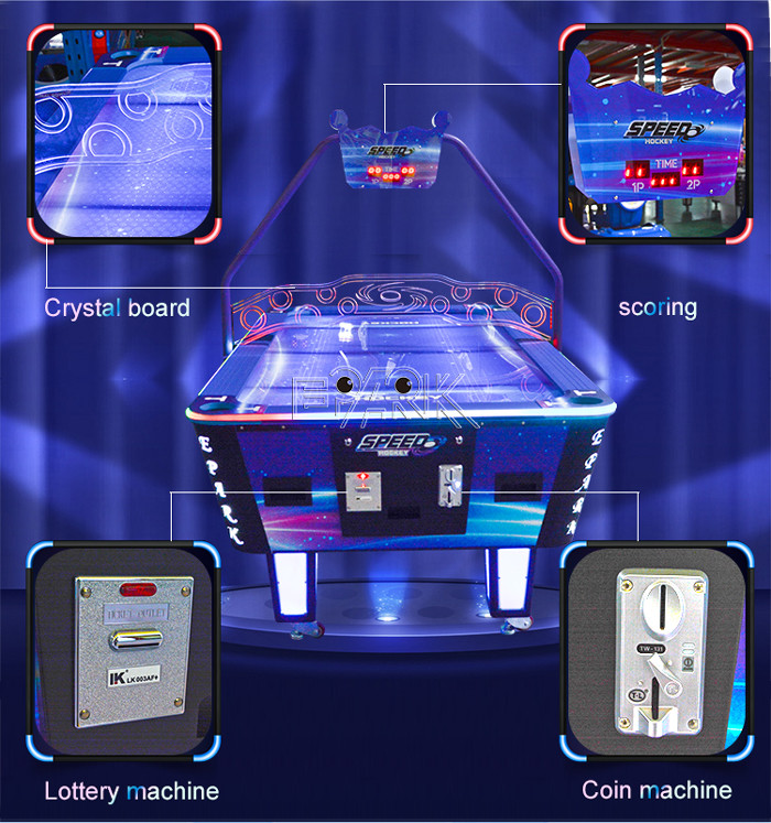2 Players Air Hockey Table Commercial Coin Game Machine