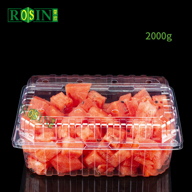 Custom Transparent Plastic Disposable Clamshell Flower Seedlings Transport Blister Pack for Flower Green Plants