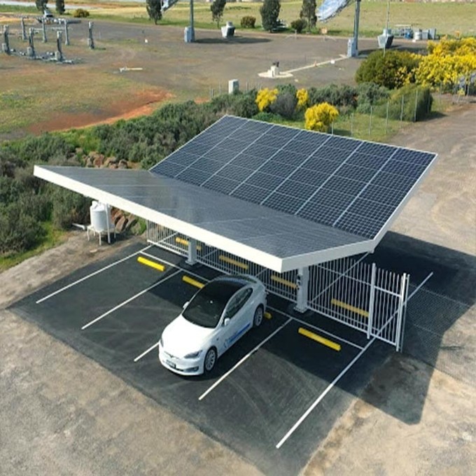 5deg - 15Deg Installation aluminum solar carport structures solar bracket solar structure