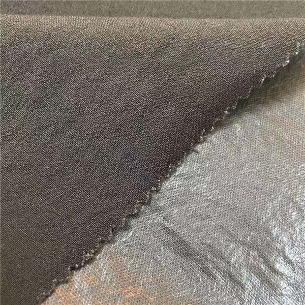 100% Nylon Plain Winter Breaker Fabric With TPU Backing 200D*250D 190gsm 150cm