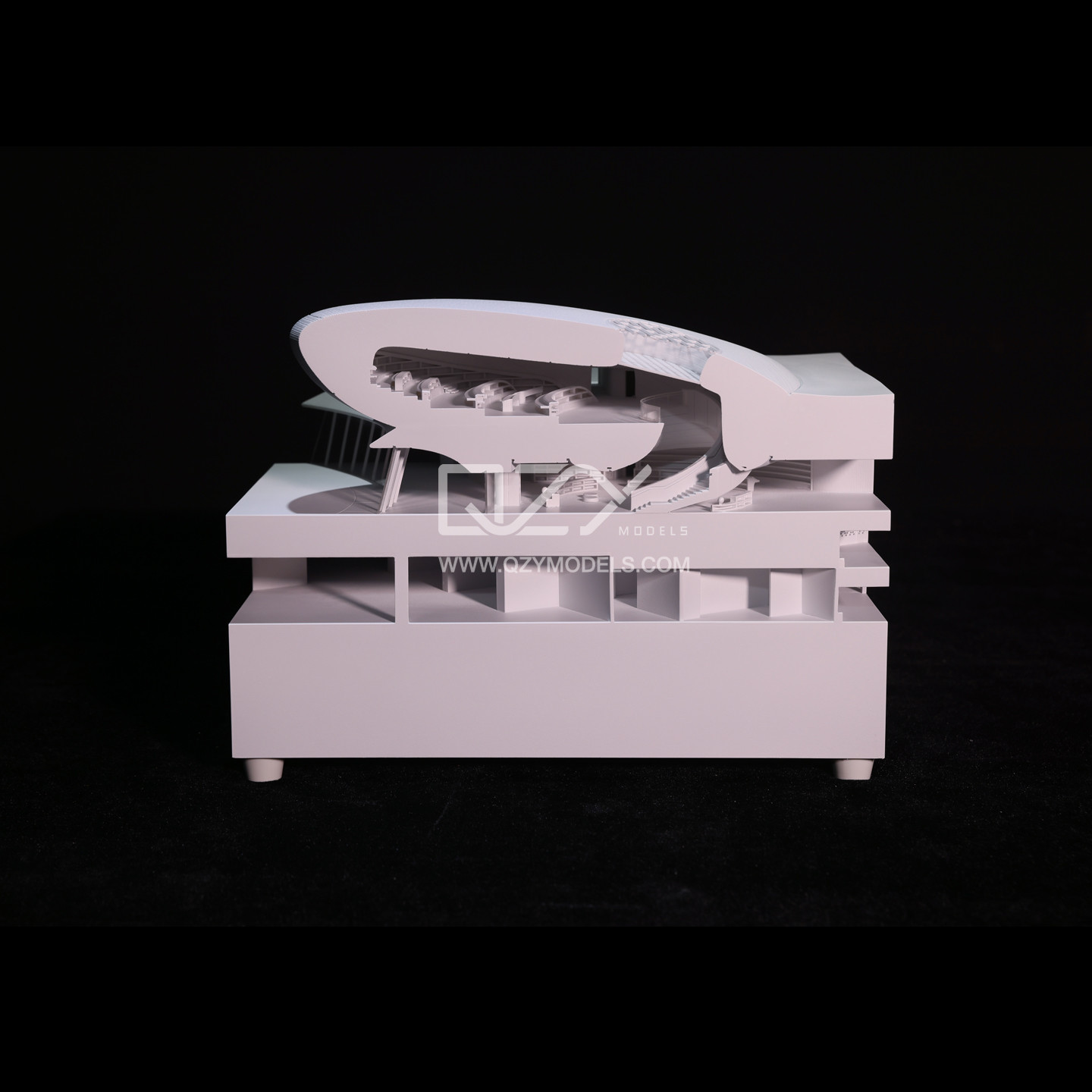 MAD 1/100 Shenzhen Bay Cultural Plaza Section Model