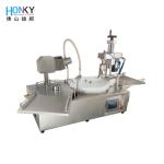 Desktop 15ml Rotary Type Bottle Filling And Capping Machine With Automatic
