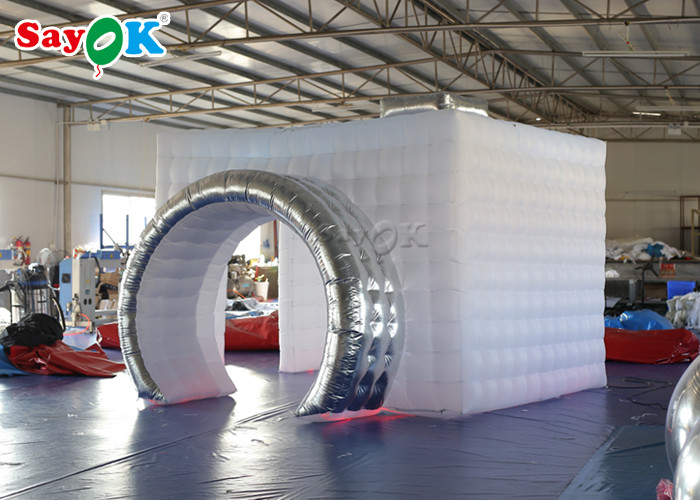 Inflatable Party Tent White Camera Shaped Inflatable Photo Booth For Exhibition Water Resistant