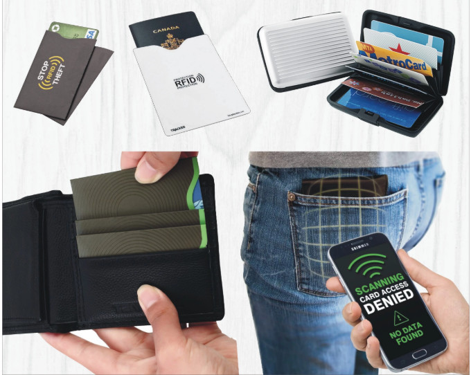 PVC RFID Block Card Protector Card Signal Anti Theif With Shield Safety Guard