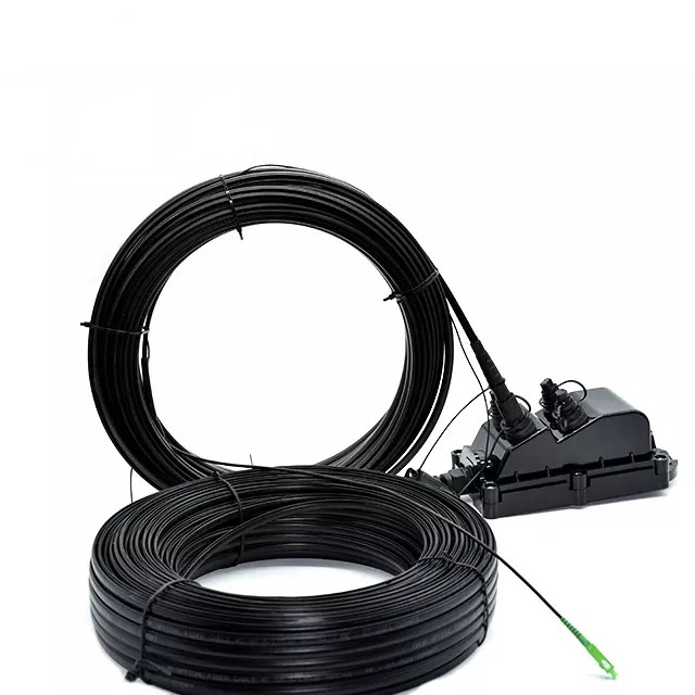 4 Ports Corning Optitap Mst Box Dielectric Flat Drop 100ft Tail