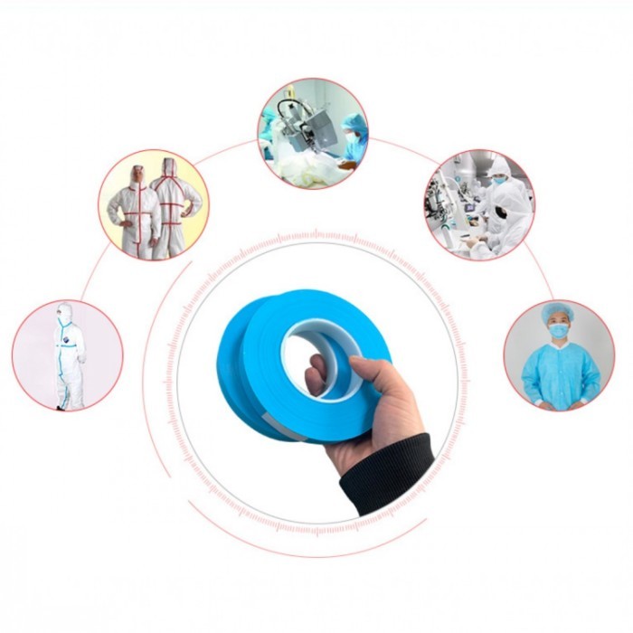 Rubber Adhesive 1500mm Protective Clothing Tape PEVA Non Woven Material
