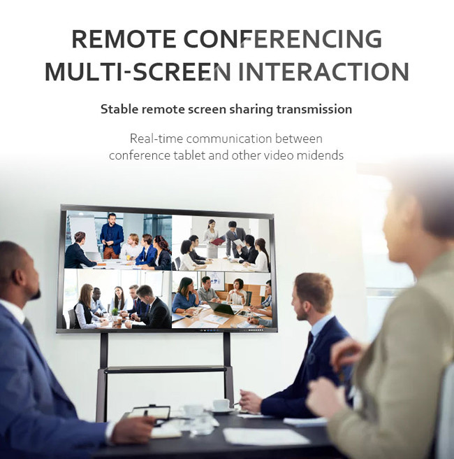 Infrared Meeting Room Interactive Display 60 Touch Screen Monitor