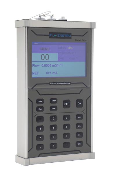 Quality PH301 Handheld Ultrasonic Flowmeter For Experimental for sale