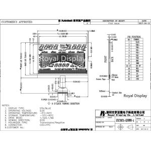Stn Cog Graphic LCD Display FPC Negative 7 Segment FSTN FFC For Treadmill