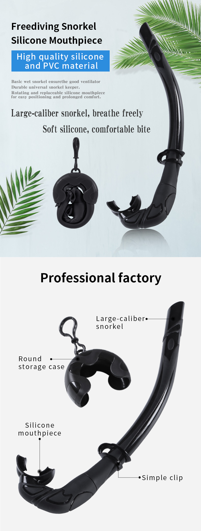 Adults Youth Snorkel Mask Set Underwater Swimming Diving Equipment Set Silicone