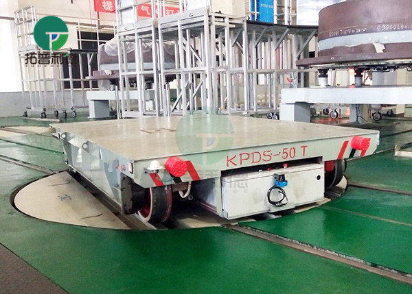 20 t 380-440V AC power transfer carts railway turntable attached foundation drawing