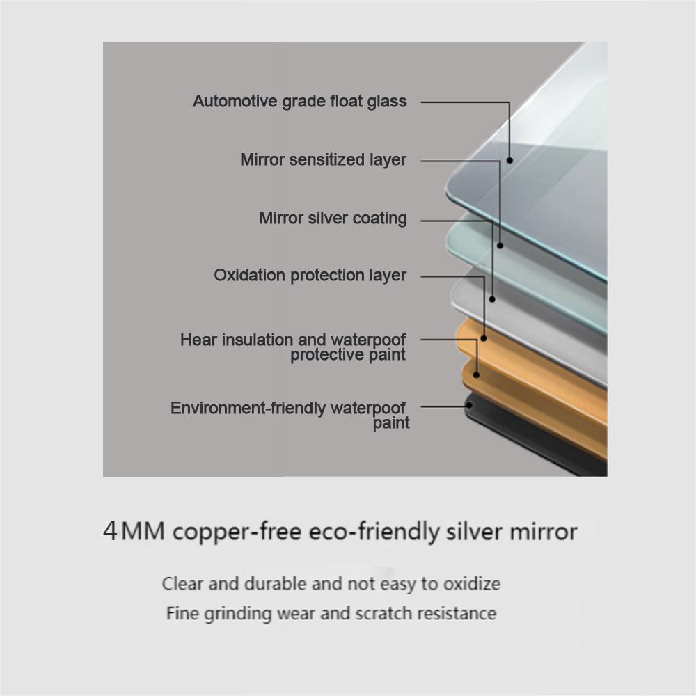 Stylish Bedroom Decoration Full Length Mirror with Float Glass and Bevel Edge