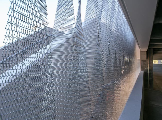 Architectural Spiral Mesh for Interior and Exterior Decoration