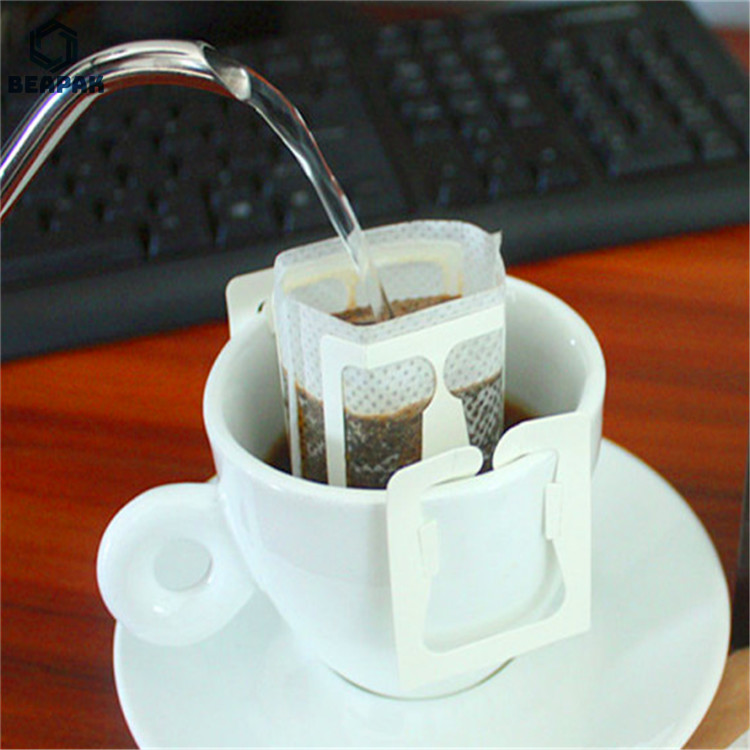 Custom Printed Aluminum Foil Hanging Ear Drip Coffee Bag