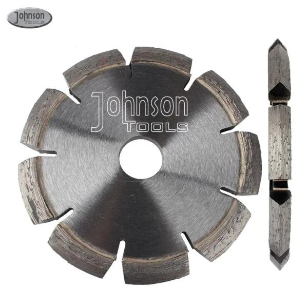6 Inch Laser Welded Crack Chaser Tuck Point Diamond V Groove Cutting Blade For