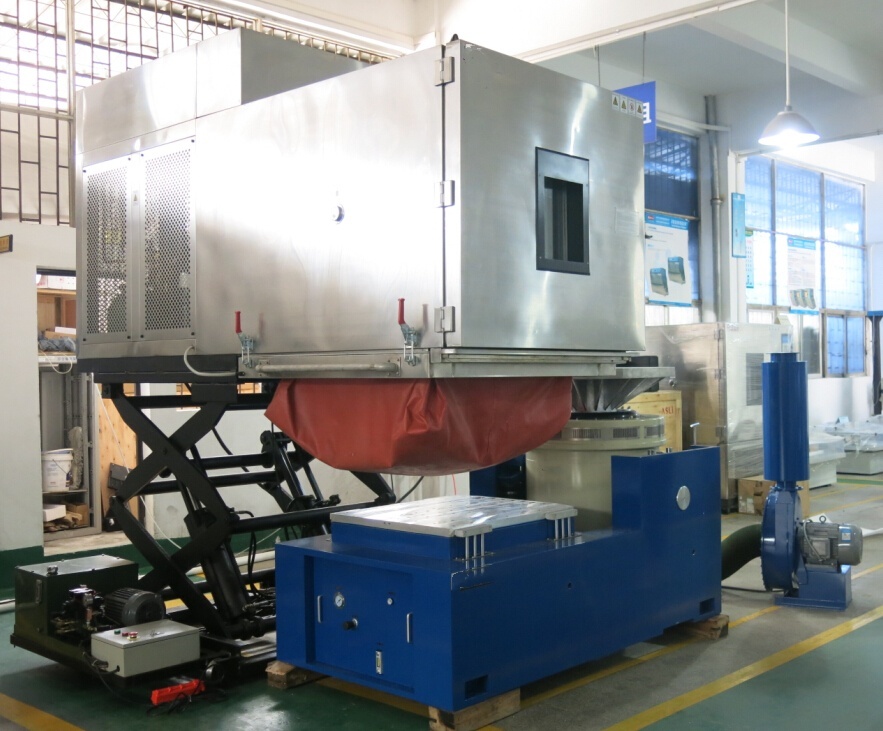  Vertical Vibration Test Machine with Environmental Chamber 20kN 800x800mm Manufactures
