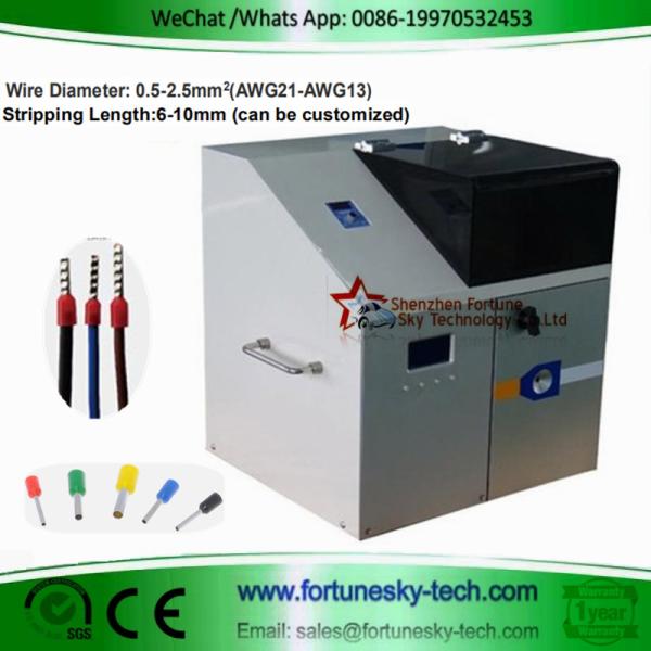Automatic Wire Stripping Ferrule Crimping Mahcine Wire Stripper Ferrule Crimper