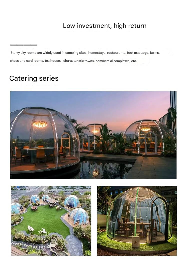 Outdoor star room Villa home leisure room full landscape sun room