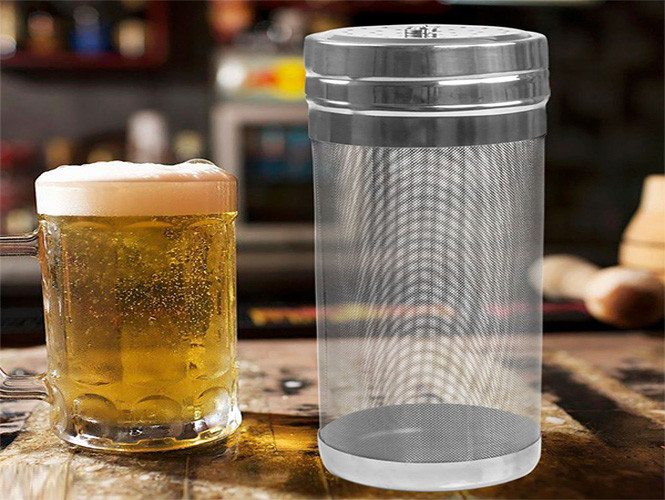 IADC Standard 4 Inch Stainless Steel Hop Spider , Brewing Grain Basket