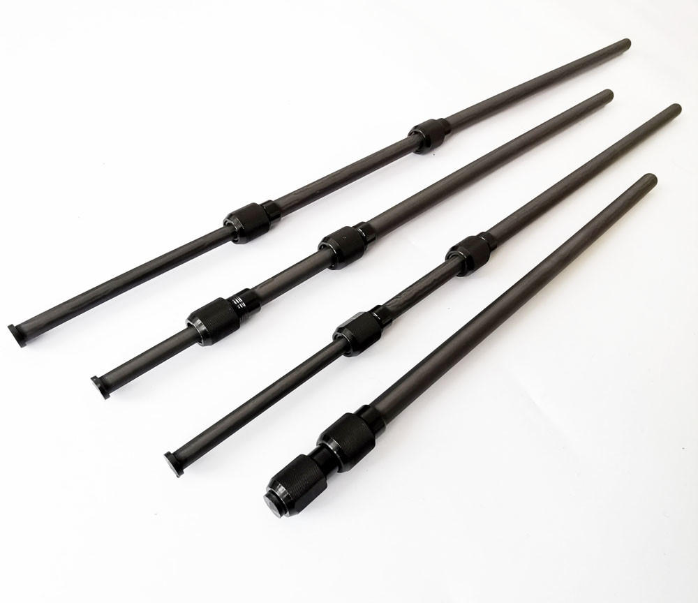 CFR Nylon Clamp Telescoping Carbon Fiber Pole 10ft For Windows Cleaning