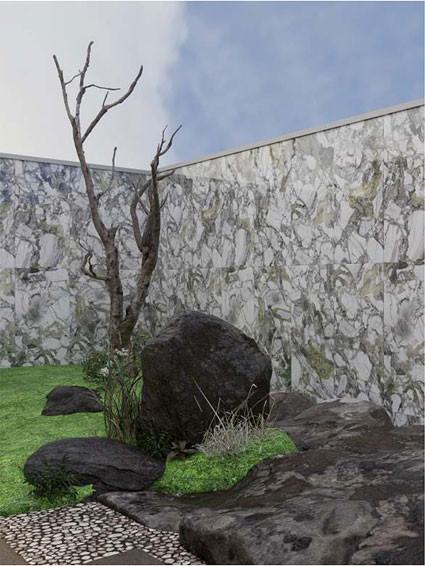 Luxury Stone 600x1200mm flat surface Full Polished Glazed Outdoor Curtain Wall