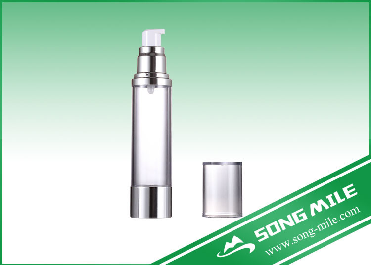 50ml Colorful Cosmetic Plastic and Aluminium Airless Bottle